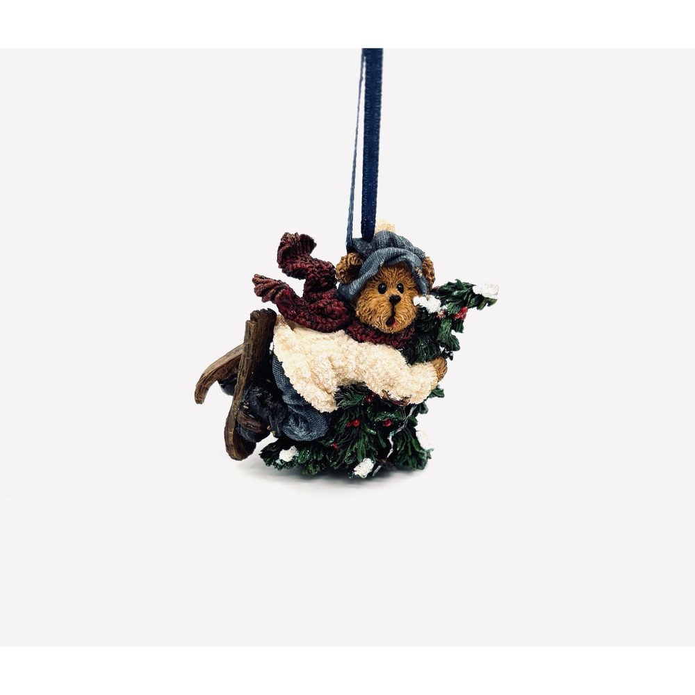 Boyds Bears Douglas Spruceski Christmas Ornament Bearstone 257000 NIB 2003